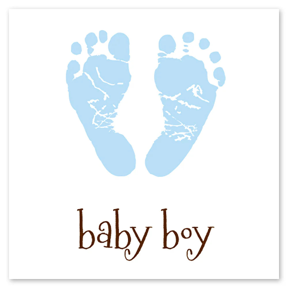 Mrs. Grossman's - Sticker Strip - Blue Footprints