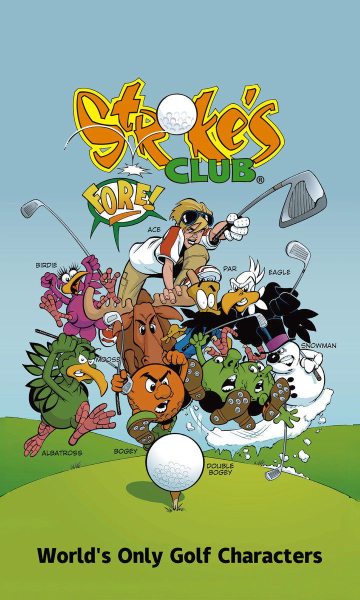 Stroke's Club - Magnetic Waffle Golf Towel (30 x 50cm)