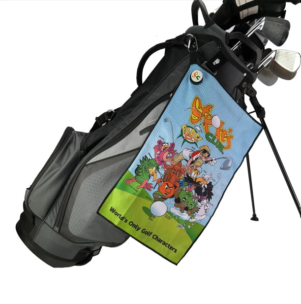 Stroke's Club - Magnetic Waffle Golf Towel (30 x 50cm)