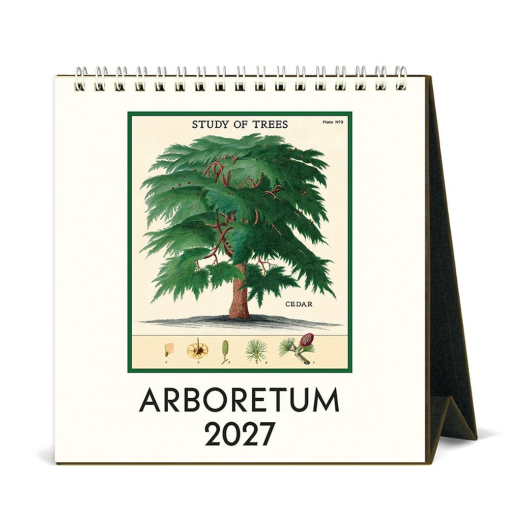 Cavallini & Co - 2027 Desk Calendar - Arboretum