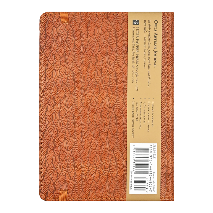 Peter Pauper Press - Lined Journal - Owls Artisan Journal