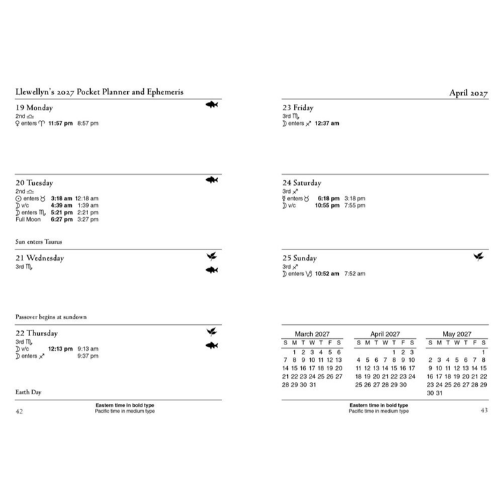 LLEWELLYN'S - 2027 Astrological Pocket Planner