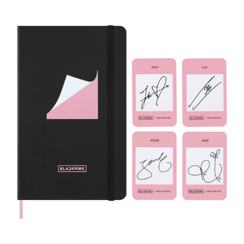 Moleskine - Limited Edition - Hardcover Notebook - Ruled - BLACKPINK