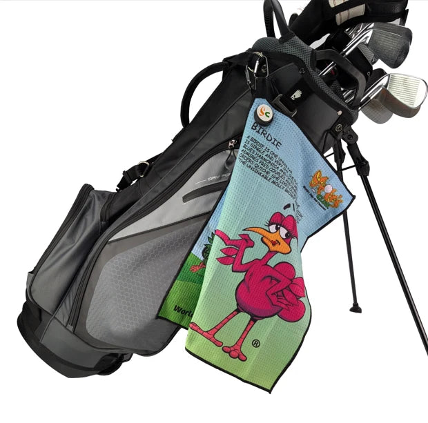 Stroke's Club - Magnetic Waffle Golf Towel (30 x 50cm)