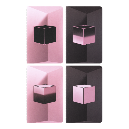 Moleskine - Limited Edition - Plain Journal - Set of 4 - BLACKPINK