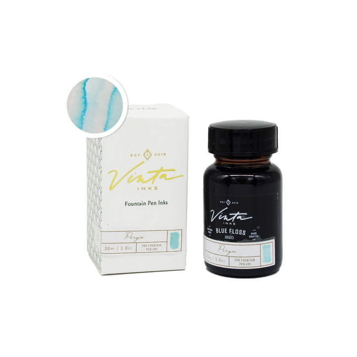 Vinta Inks - Fountain Pen Ink 30ml - Blue Floss - Perya