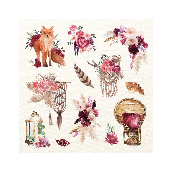 Peter Pauper Press - Sticker Book - Boho Dreams