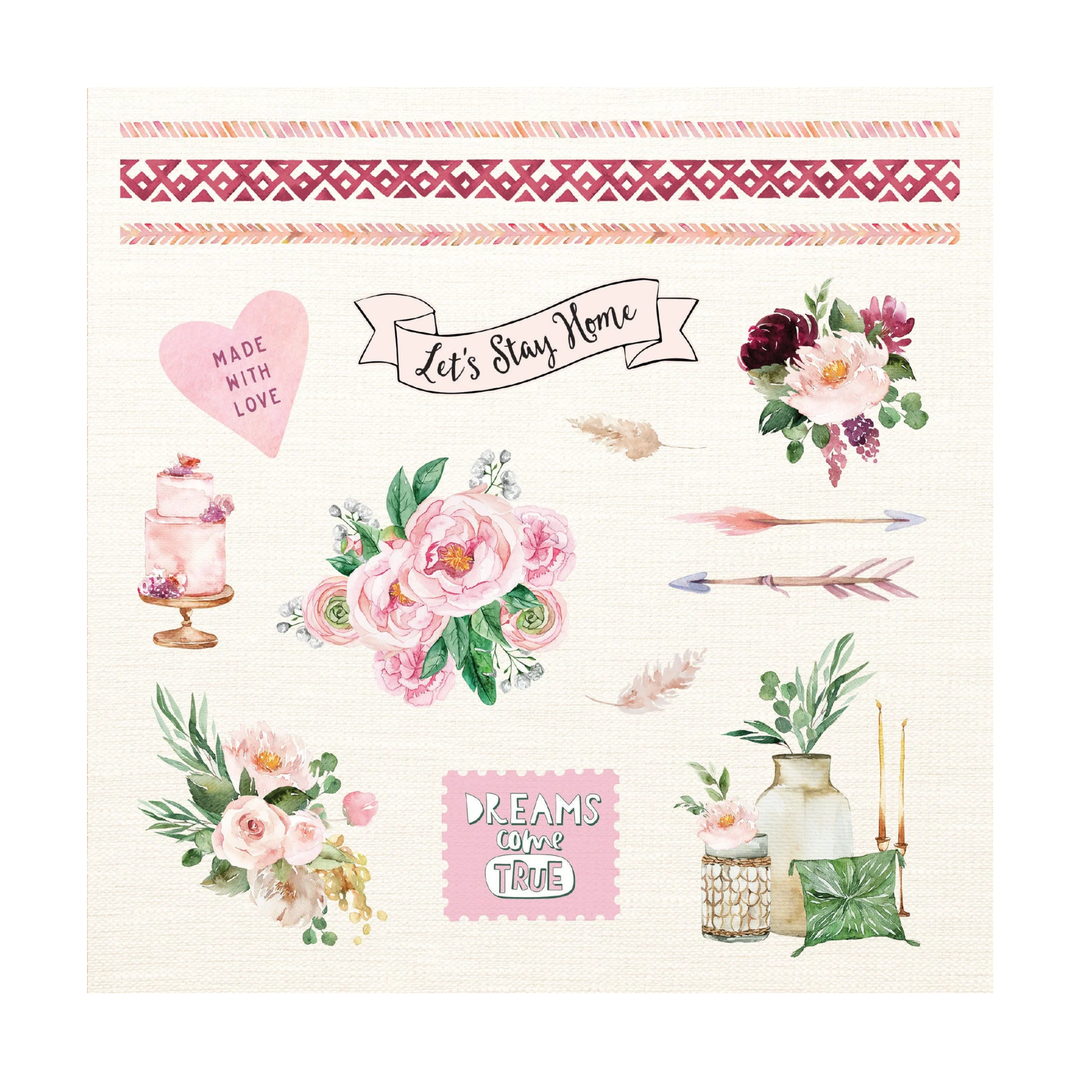 Peter Pauper Press - Sticker Book - Boho Dreams