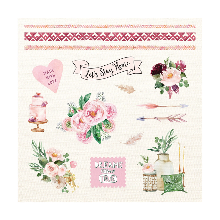Peter Pauper Press - Sticker Book - Boho Dreams