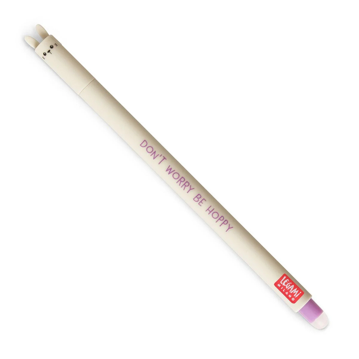 Legami - Erasable Gel Pen - Bunny - Purple