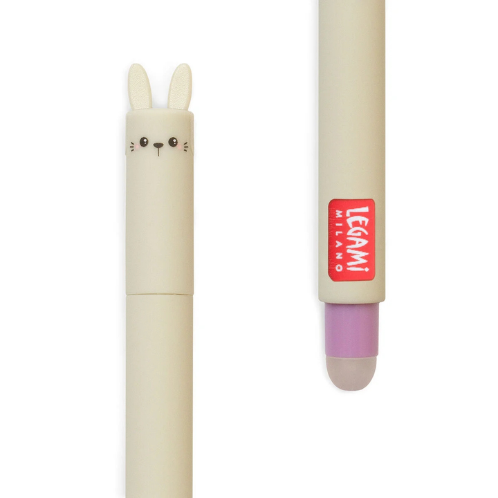 Legami - Erasable Gel Pen - Bunny - Purple