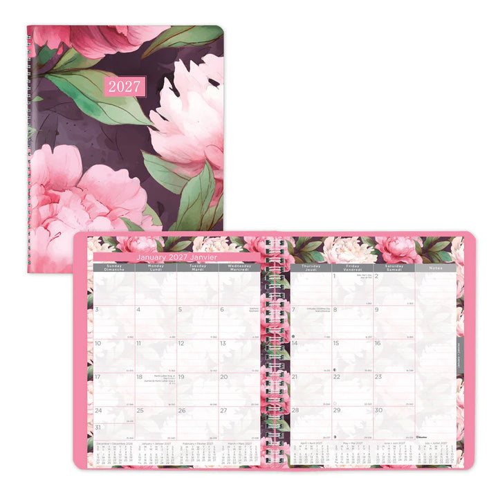 Blueline - Pink Monthly Planner, 2027 - Bilingual C1219.95BT