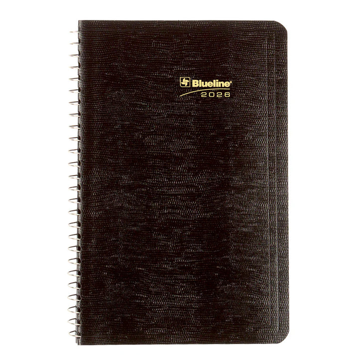 Blueline - 2026 Essential Daily Planner - Coil - Black (English)