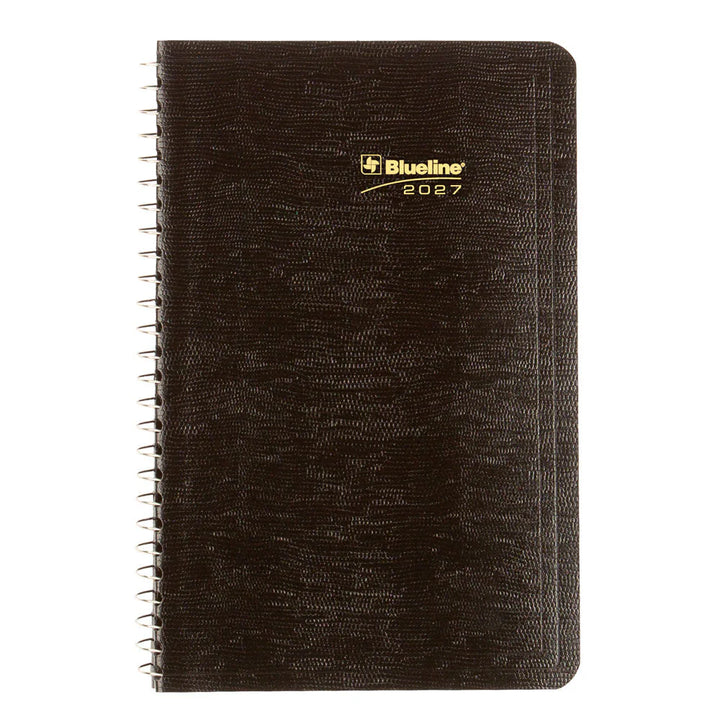 BLUELINE- 2027 Essential Daily Planner - Appointment Book - English -  Black - C1504.81T