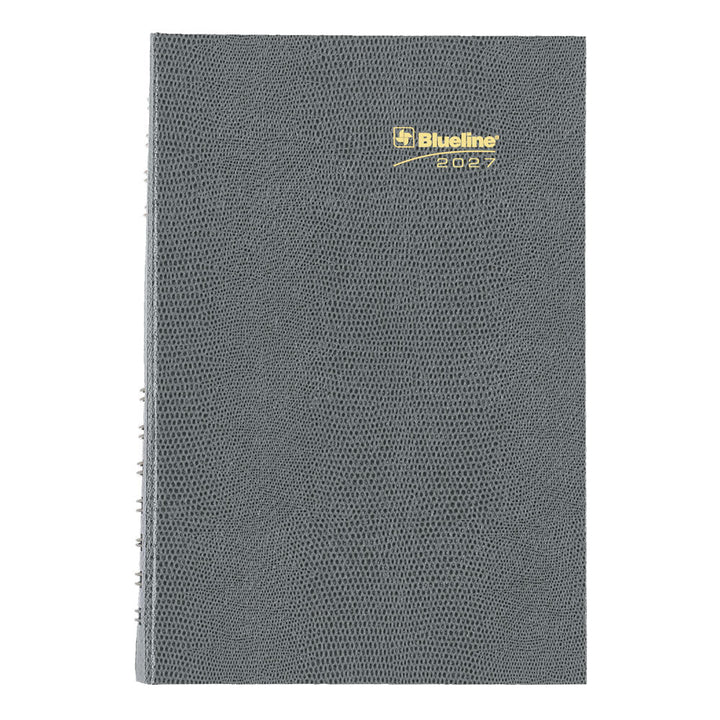 BLUELINE- 2027 CoilPro Daily Planner - Appointment Book - Bilingual -  Blue/Grey - C1504CB.OST