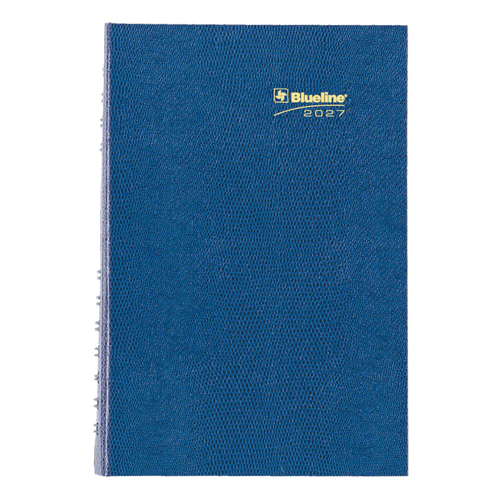 BLUELINE- 2027 CoilPro Daily Planner - Appointment Book - Bilingual -  Blue/Grey - C1504CB.OST