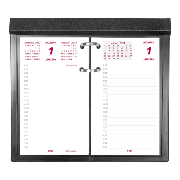 BROWNLINE - 2024 Planner - Daily Calendar Pad Refill (English)