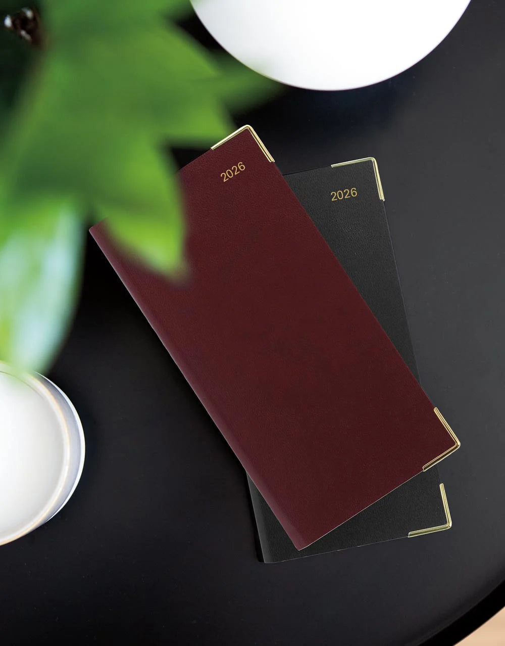 Letts of London - 2026 Slim Weekly Planner with Appointments - Landscape Week-to-View - Black