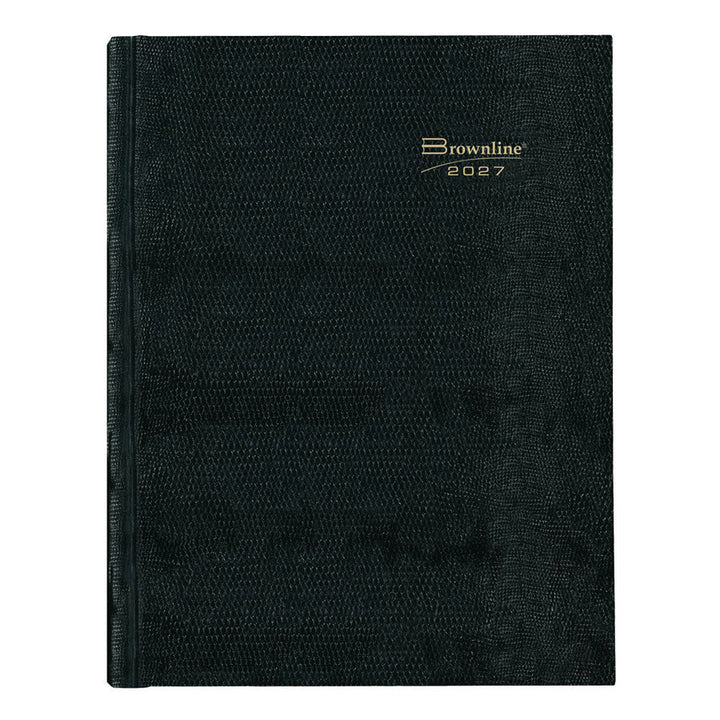 BROWNLINE- 2027 Traditional Daily Planner - Untimed - English - Black - C550.BLK