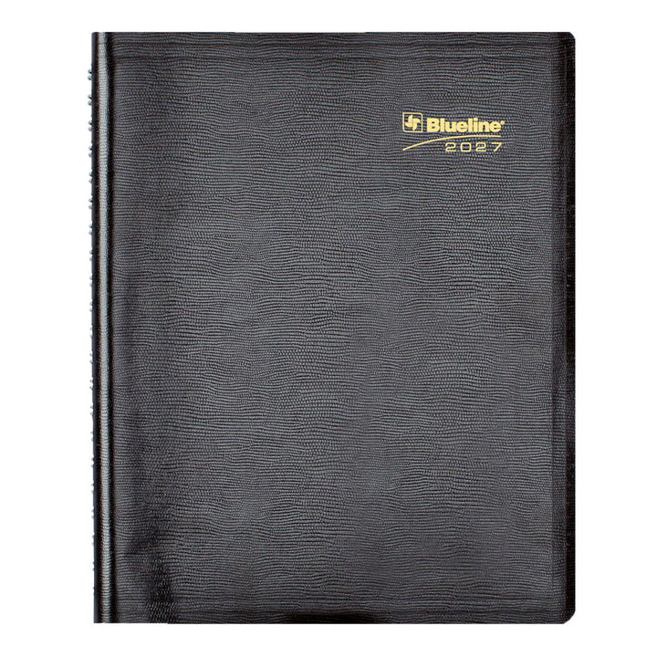 BLUELINE - 2027 Essential Daily Planner - Appointment Book - Bilingual - Black - C965.81BT