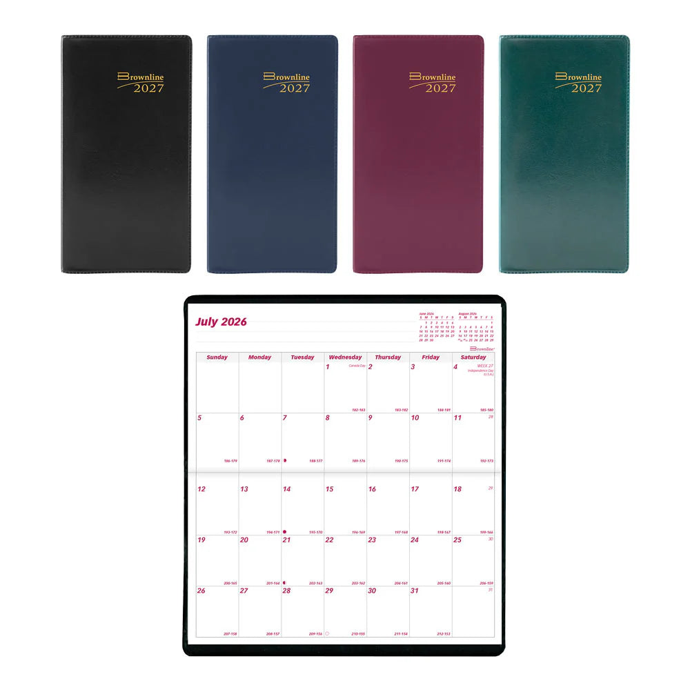 Brownline - 2026-2027 Monthly Planner - 18 Months (CA12.AST)
