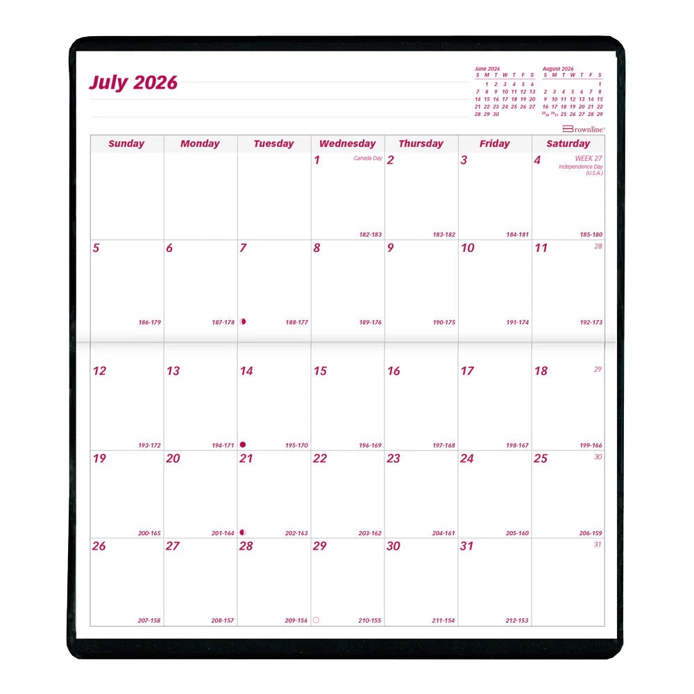 Brownline - 2026-2027 Monthly Planner - 18 Months (CA12.AST)