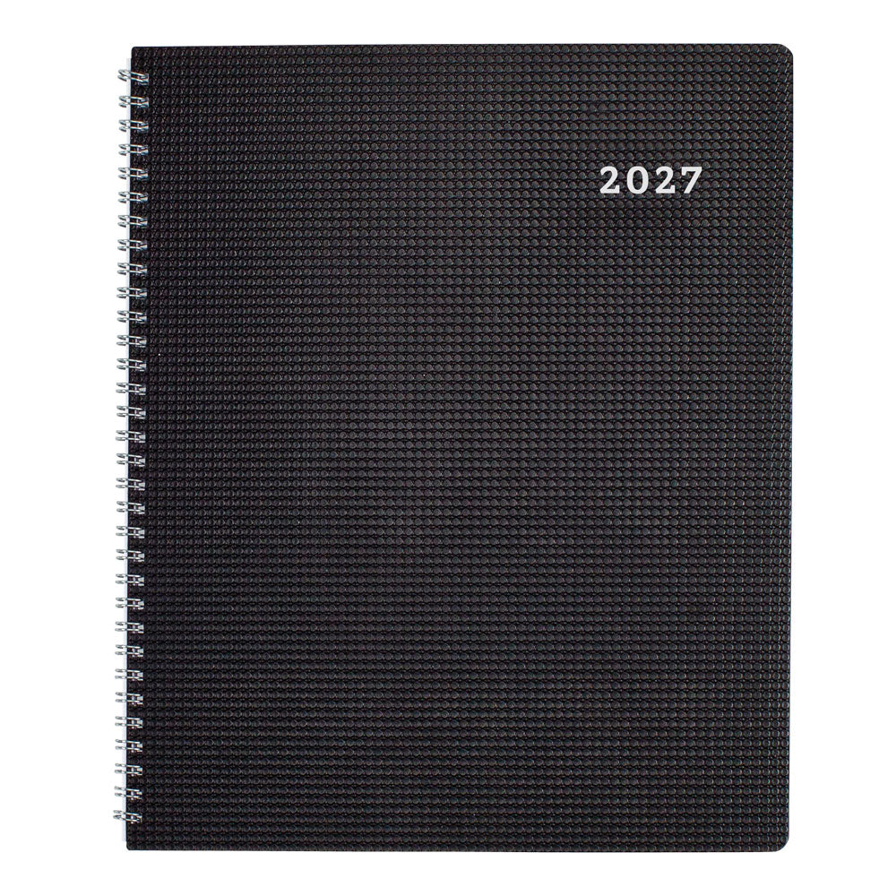 BROWNLINE - 2027 Duraflex Monthly Planner - 14-months - English - Black