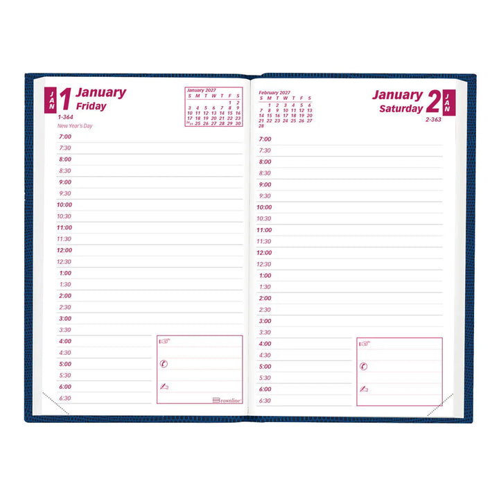 Brownline - Daily Pocket Planner, 2027, Assorted CB301