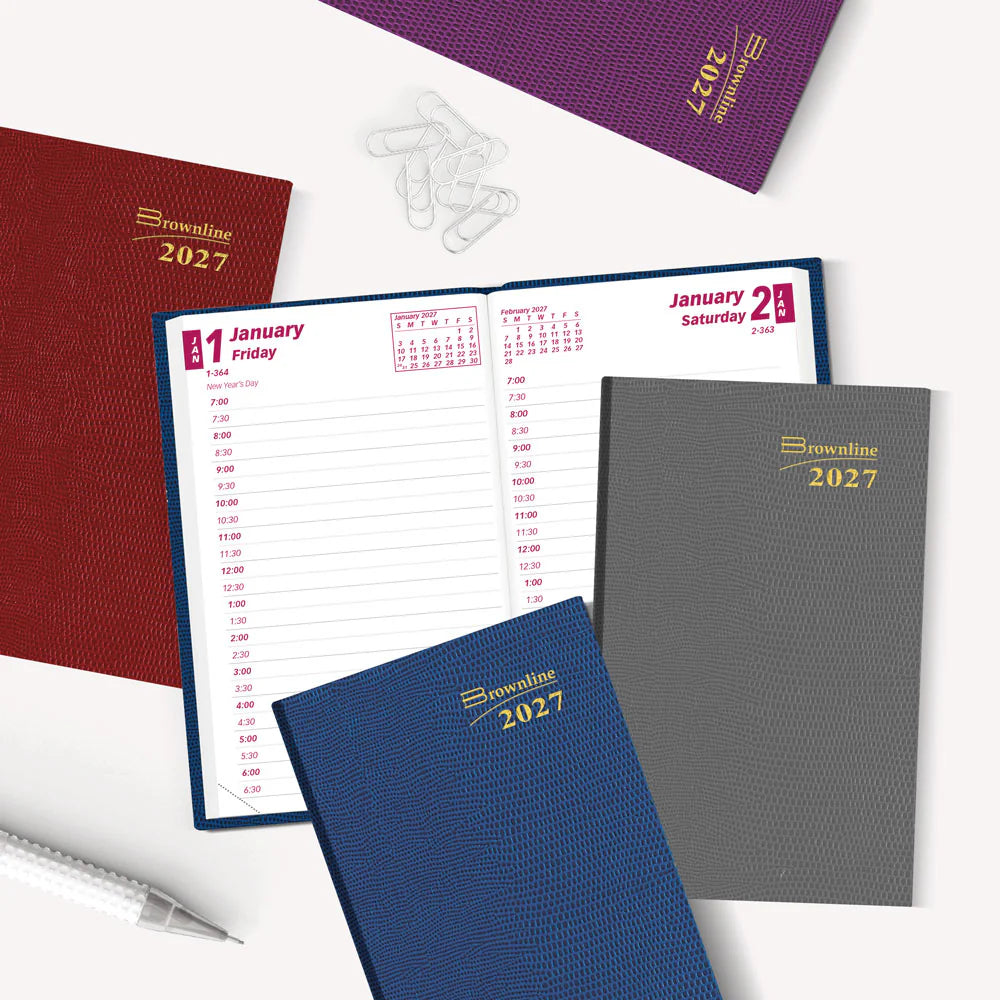 Brownline - Daily Pocket Planner, 2027, Assorted CB301