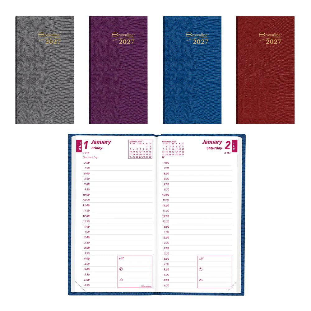 Brownline - Daily Pocket Planner, 2027, Assorted CB401