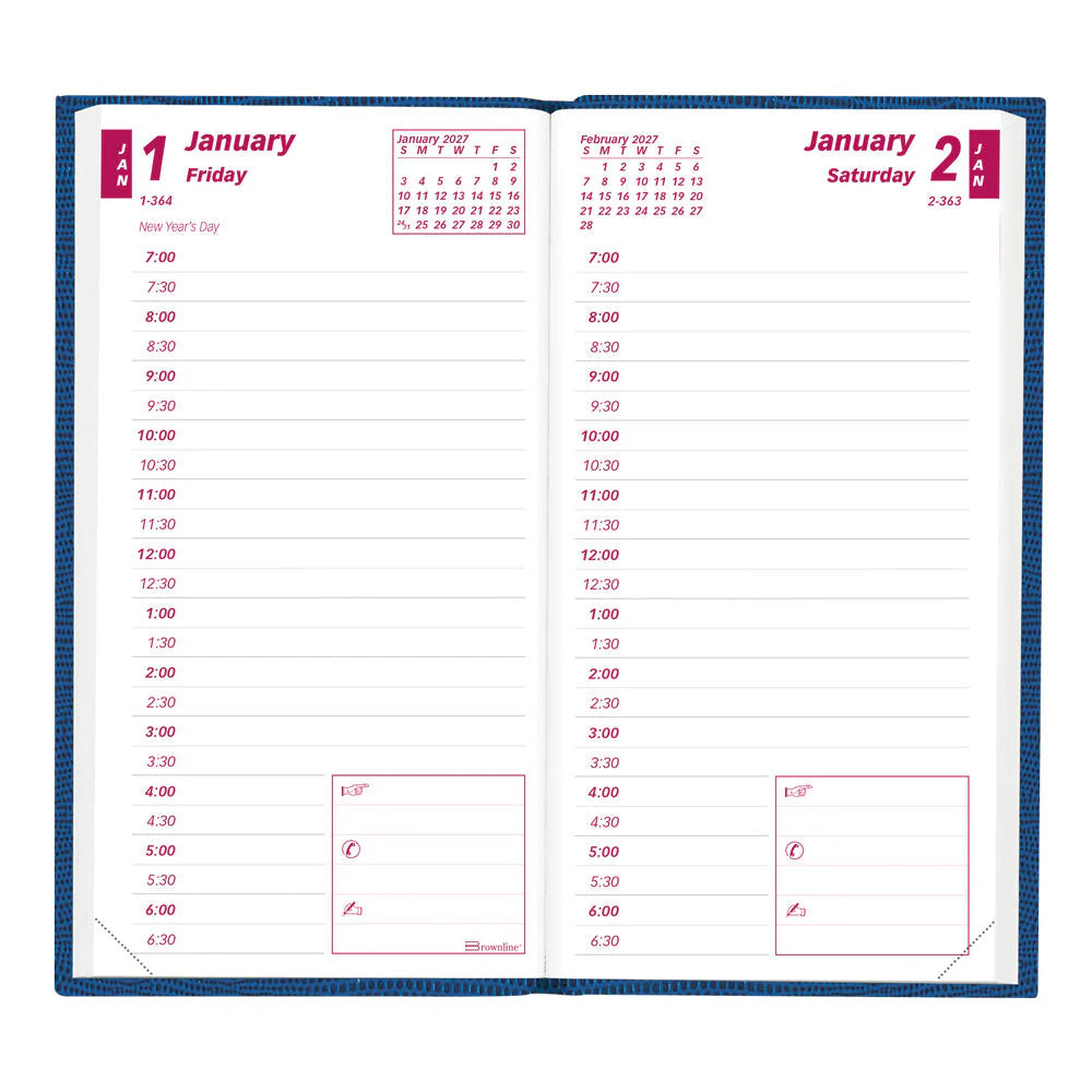 Brownline - Daily Pocket Planner, 2027, Assorted CB401