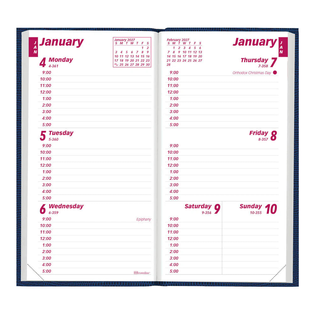 Brownline - Weekly Pocket Planner, 2027, Assorted CB403