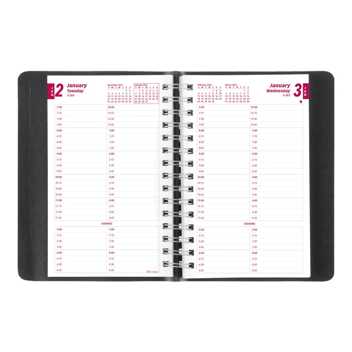 BROWNLINE - 2024 Planner - 8" H x 5" W - Essential Daily Planner (English)