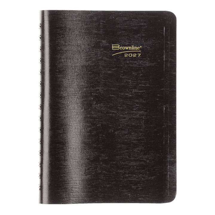 BROWNLINE - 2027 Essential Daily Planner - Appointment Book - English -  Black - CB800.BLK