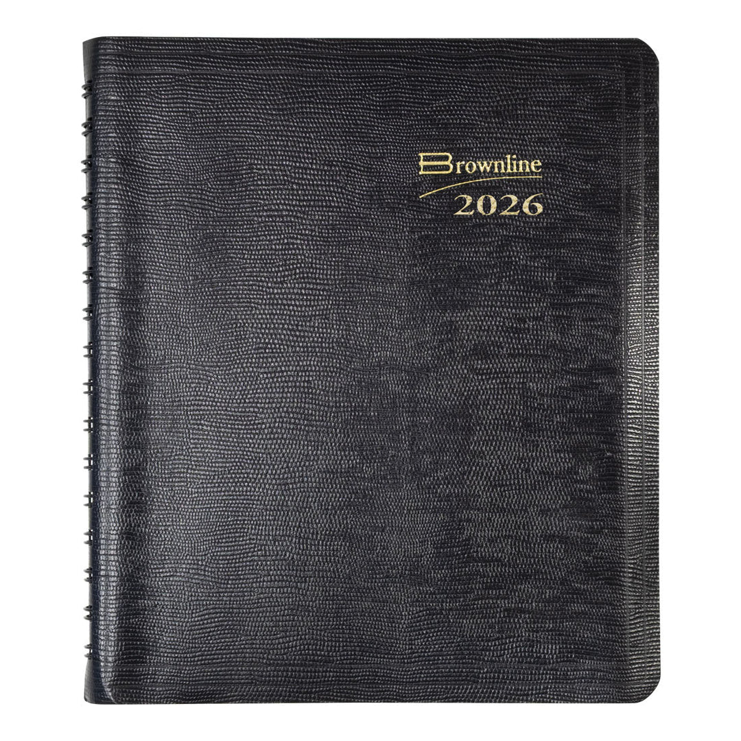 Brownline - 2026 Essential Weekly Planner - English - Black