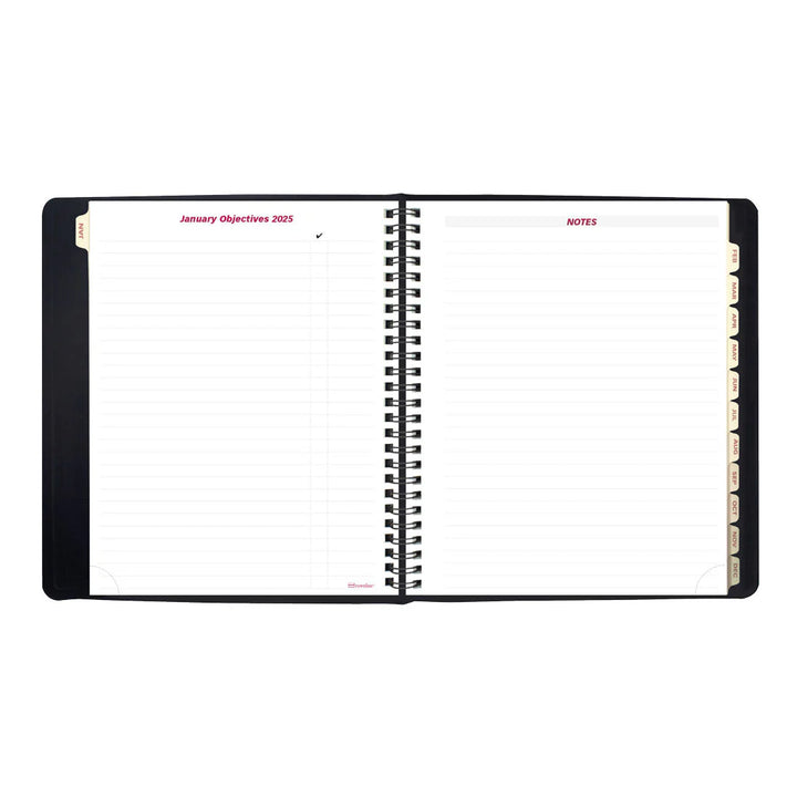 Brownline - 2026 Essential Weekly Planner - English - Black