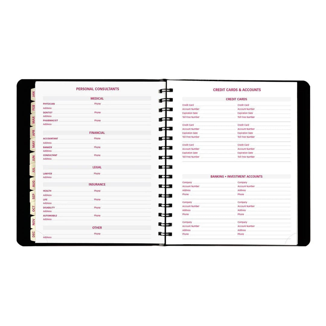 Brownline - 2026 Essential Weekly Planner - English - Black