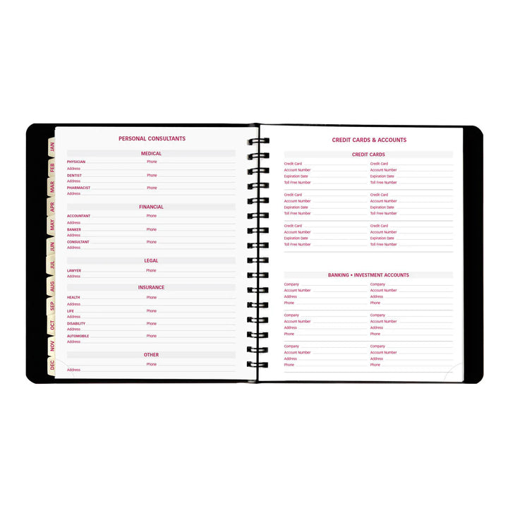 Brownline - 2026 Essential Weekly Planner - English - Black