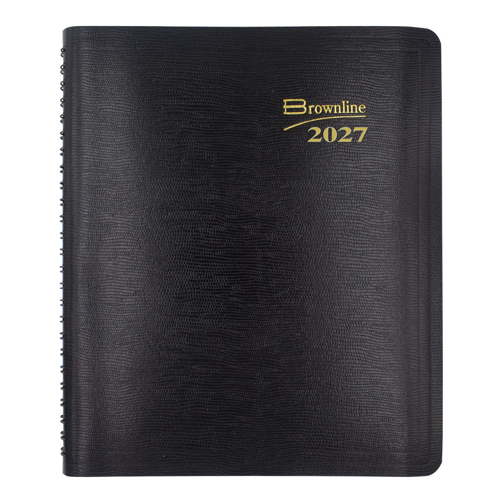 BROWNLINE - 2027 Essential Weekly Planner - English - Black