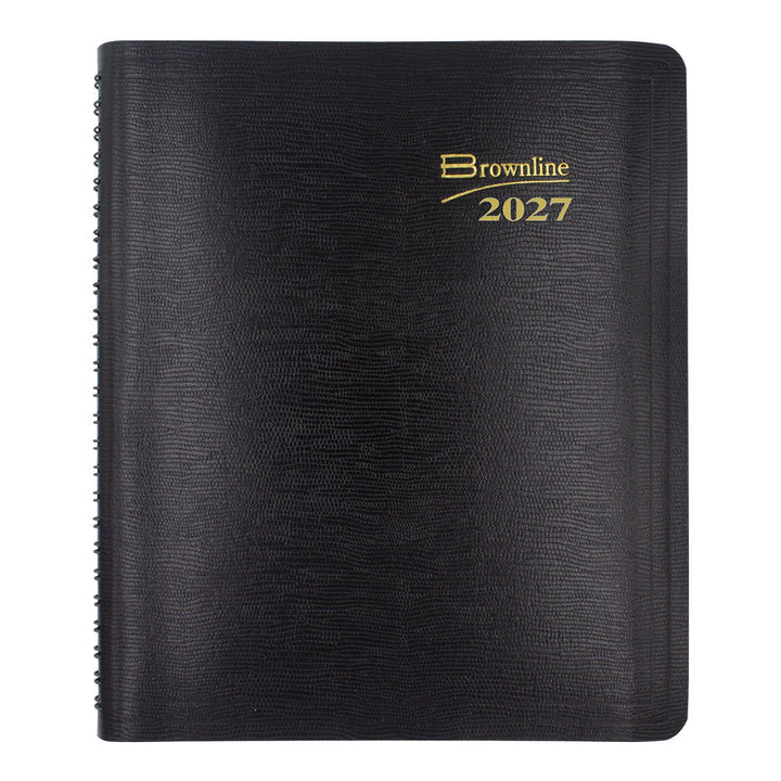 BROWNLINE - 2027 Essential Weekly Planner - English - Black