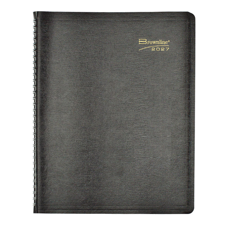 BROWNLINE - 2027 Essential Weekly Planner - Appointment Book - English - Black - CB950.BLK