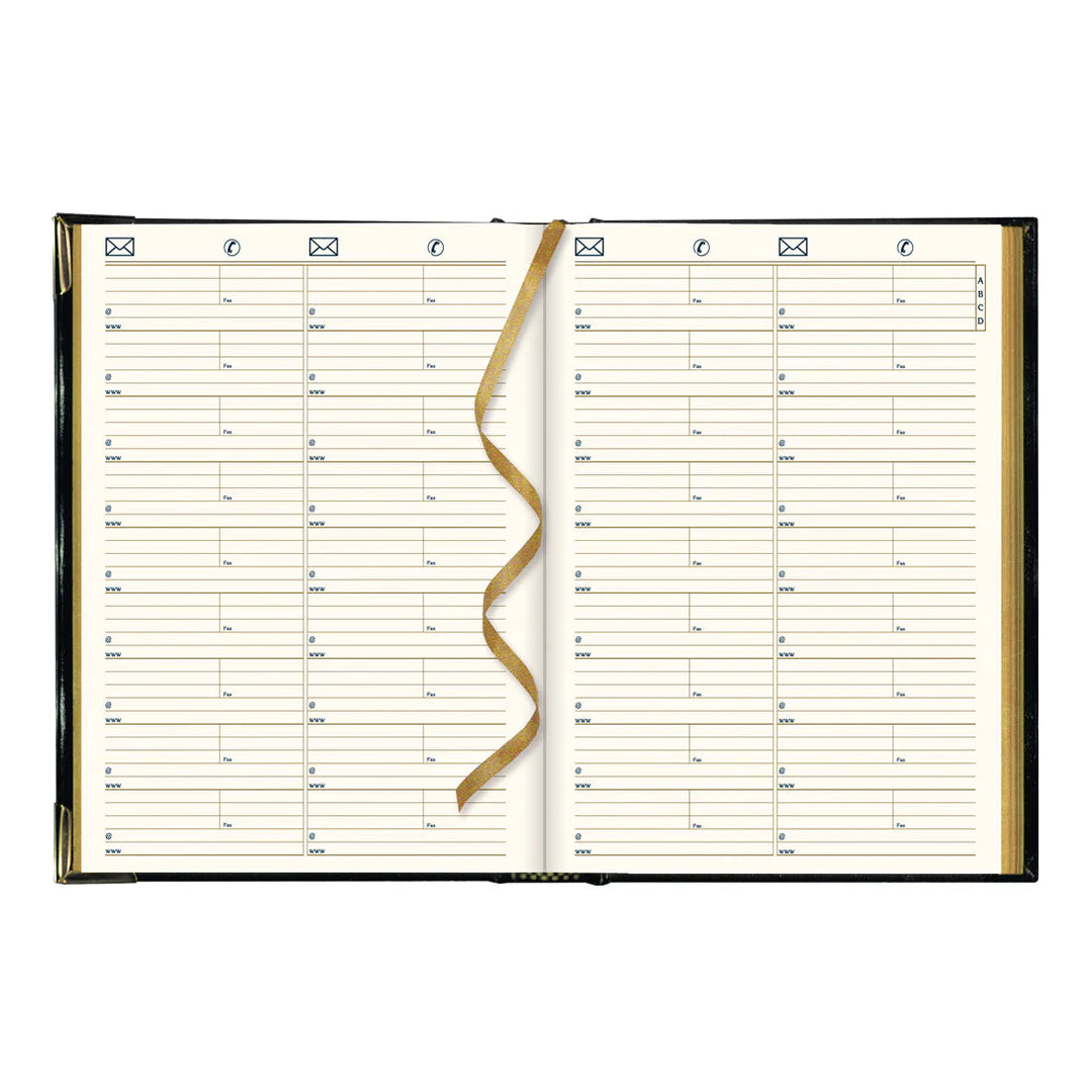 BROWNLINE - 2024 Planner - 10.75" H x 7.75" W - Executive Hard Cover Weekly Planner (English) - Black