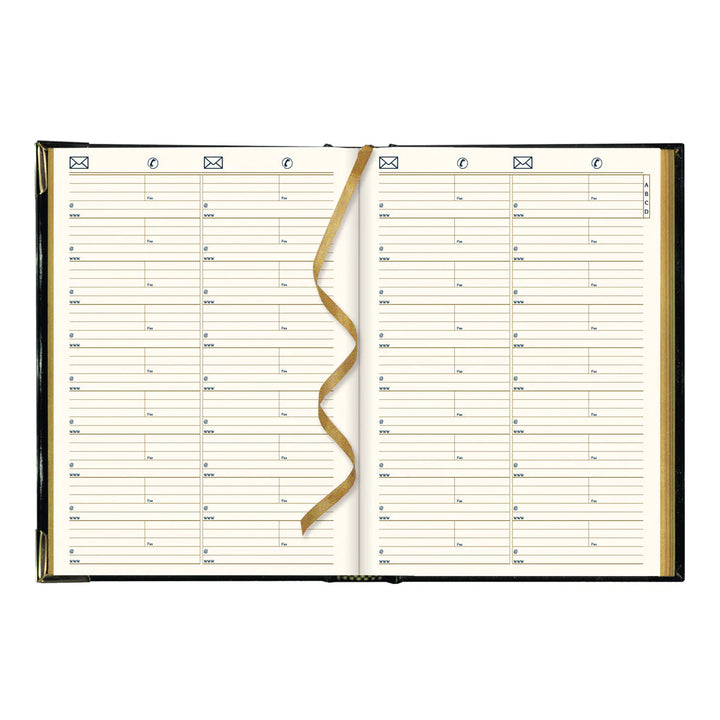 BROWNLINE - 2024 Planner - 10.75" H x 7.75" W - Executive Hard Cover Weekly Planner (English) - Black