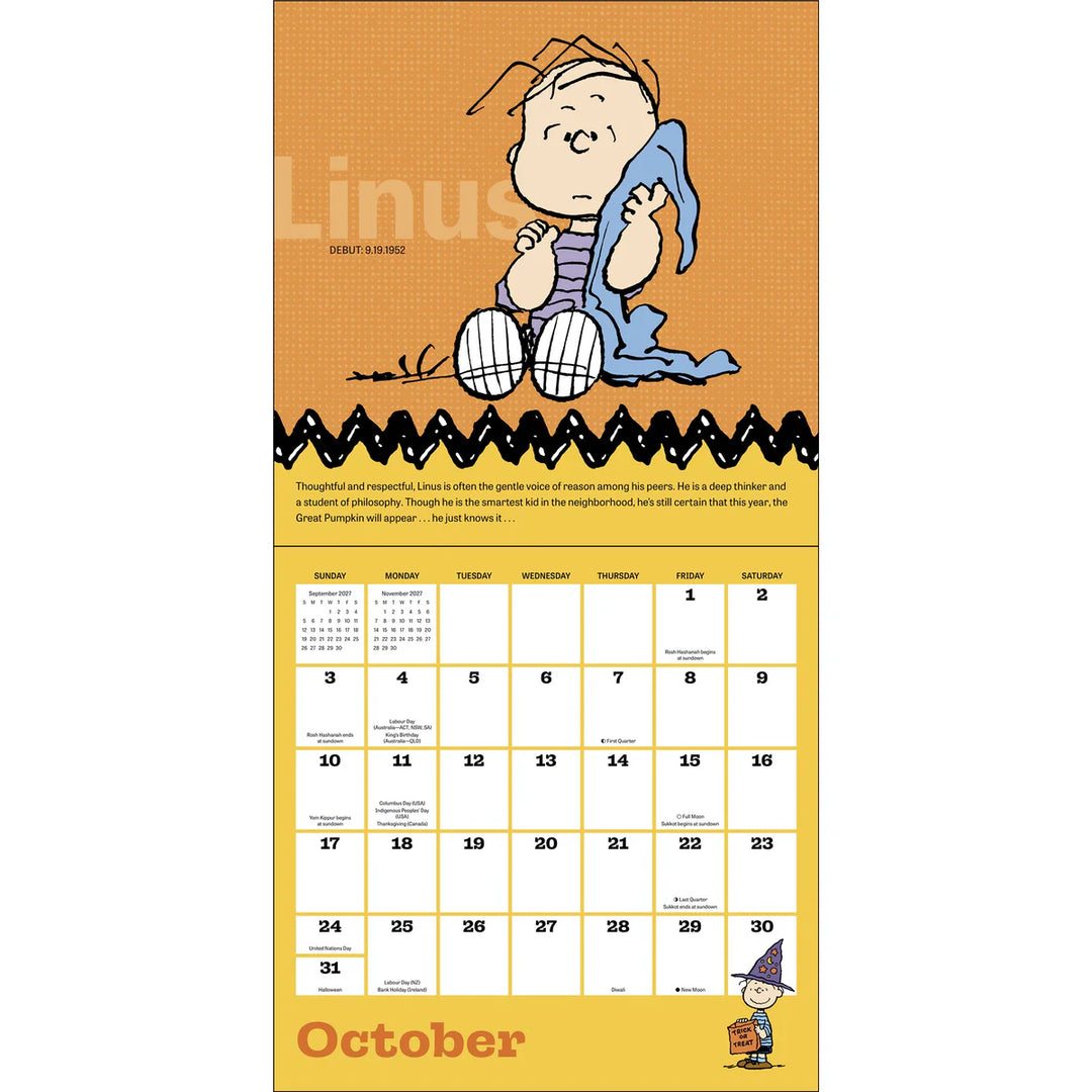 PEANUTS - 2027 Wall Calendar