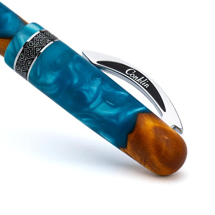 Conklin 1898 - Limited Edition Fountain Pen - Spectra Fusion - Chrome Trim - Blue