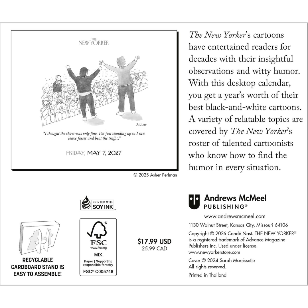 The New Yorker - 2027 Desktop Calendar - Cartoons from The New Yorker
