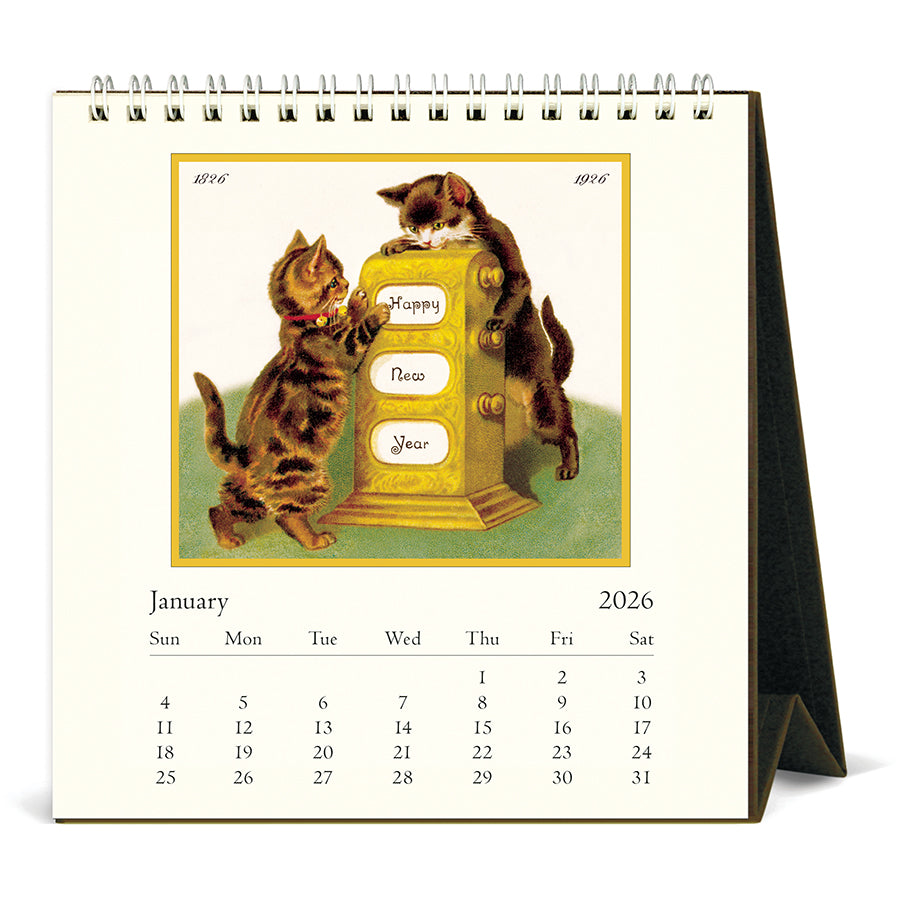 Cavallini & Co - 2026 Desk Calendar - Cats