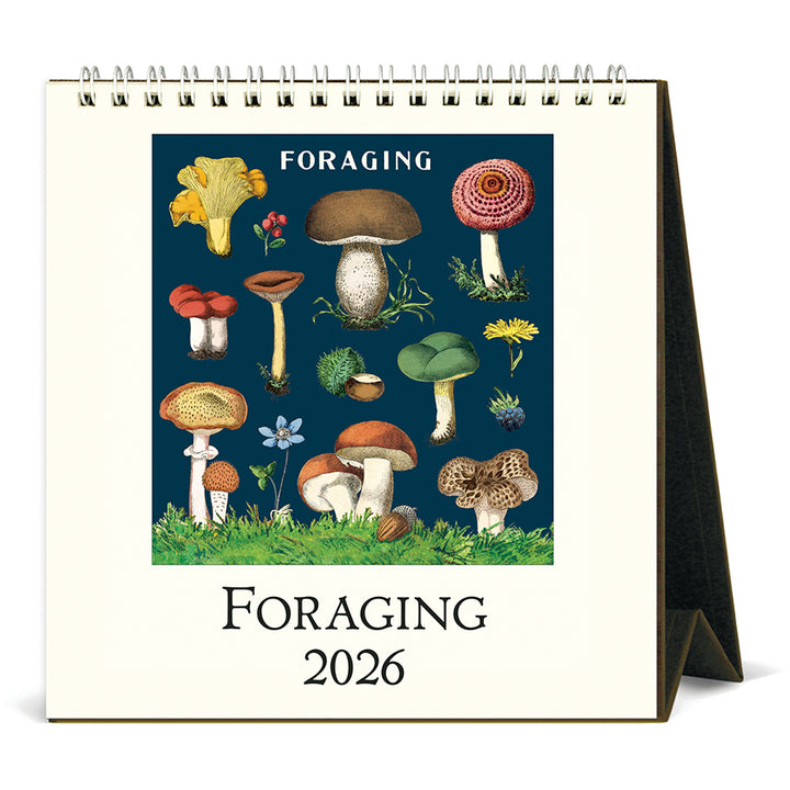 Cavallini & Co - 2026 Desk Calendar - Foraging