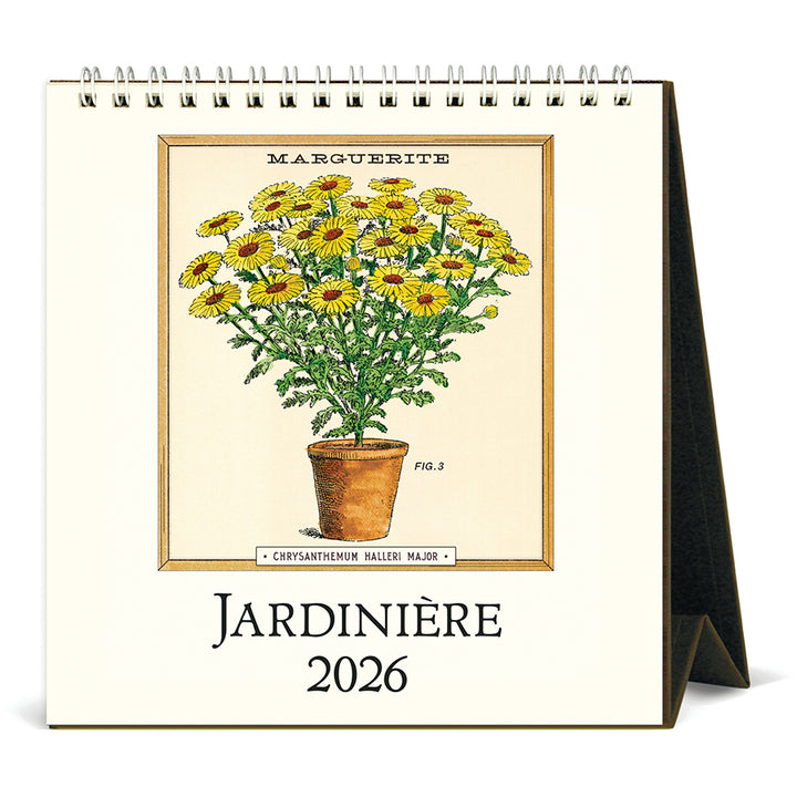 Cavallini & Co - 2026 Desk Calendar - Jardiniere
