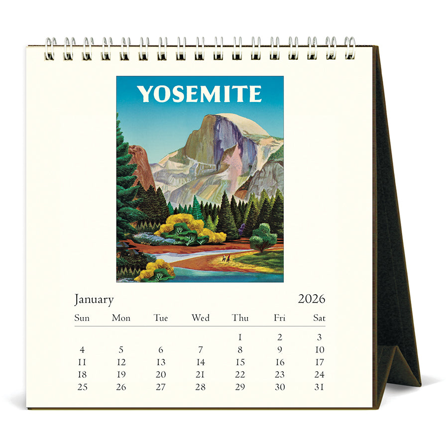 Cavallini & Co - 2026 Desk Calendar - National Park